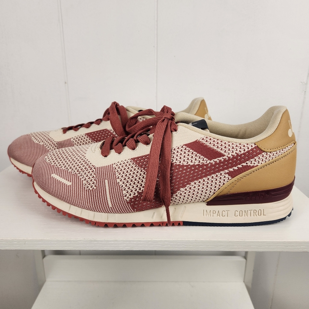 Diadora Titan Weave Sneakers Impact Control Mauve Mens 8 Womens 9.5 Running Shoe